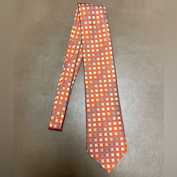 Hermes Silk Geometric Tie - Picture 1 of 4